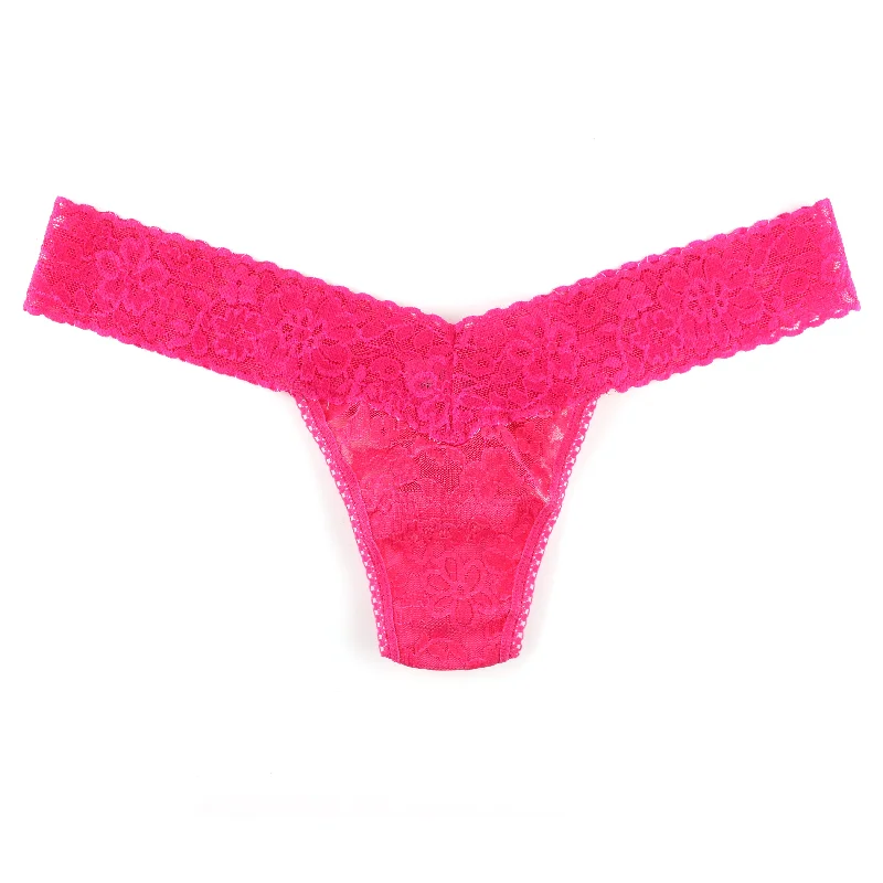 Daily Lace Low Rise Thong | Starburst (Pink) Lace Dress Flare