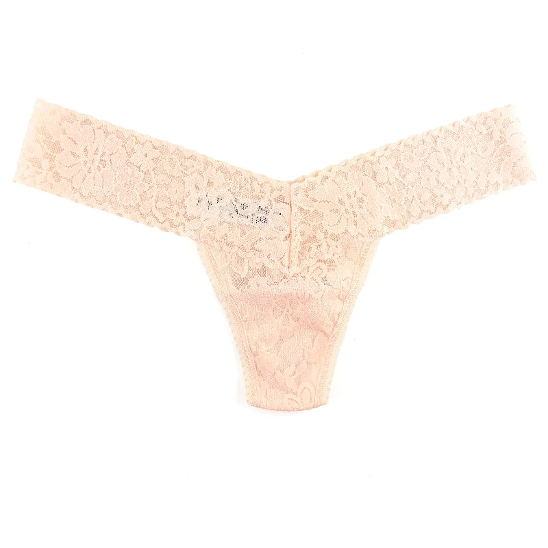 Daily Lace Low Rise Thong | Vanilla Soft Lace Dress