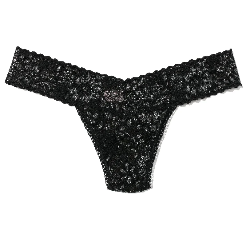 Daily Lace Low Rise Thong V2 | Black Lace Dress for Weddings