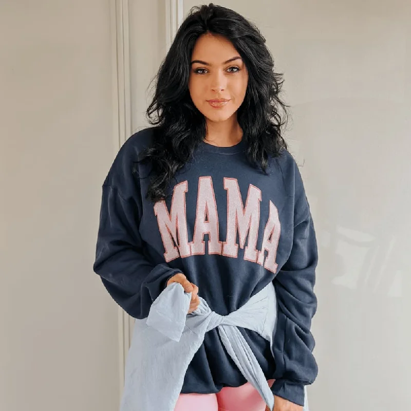 Neutral Mama Sweatshirt - Navy Cozy Women’s Hoodie