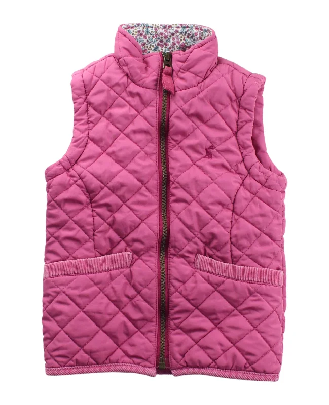 Joules Quilted Vest 2T Women's cotton jackets