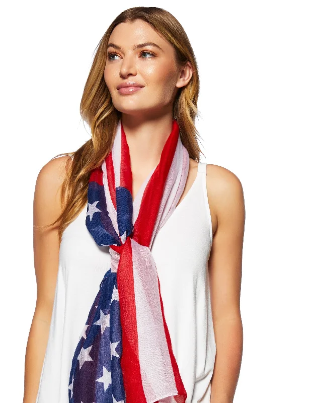 American Flag Scarf