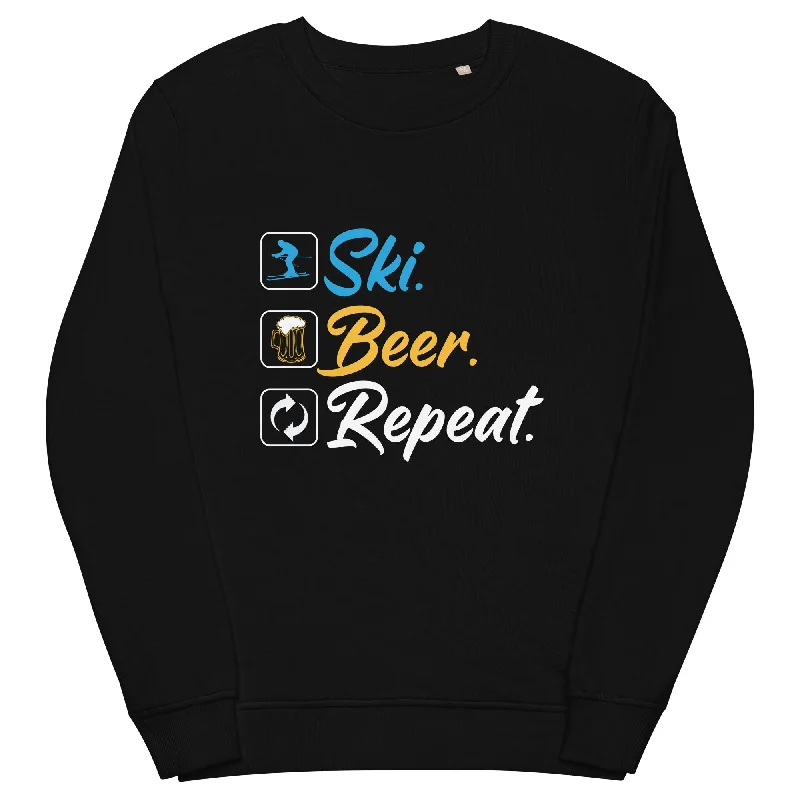 Ski. Bär. Repeat. - (S.K) - Unisex Premium Organic Sweatshirt Warm Hoodie Sweatshirt Style