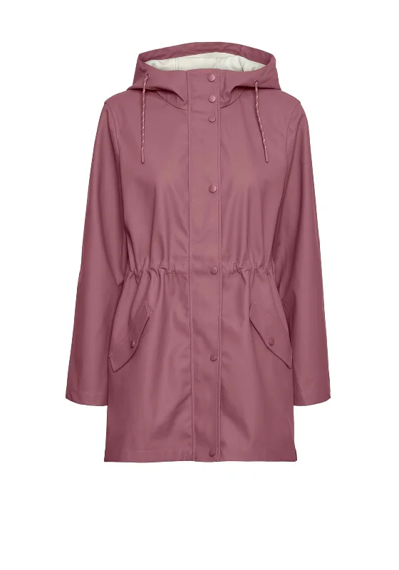 Vero Moda Lou Coated Short Jacket, Pink Women's long jackets