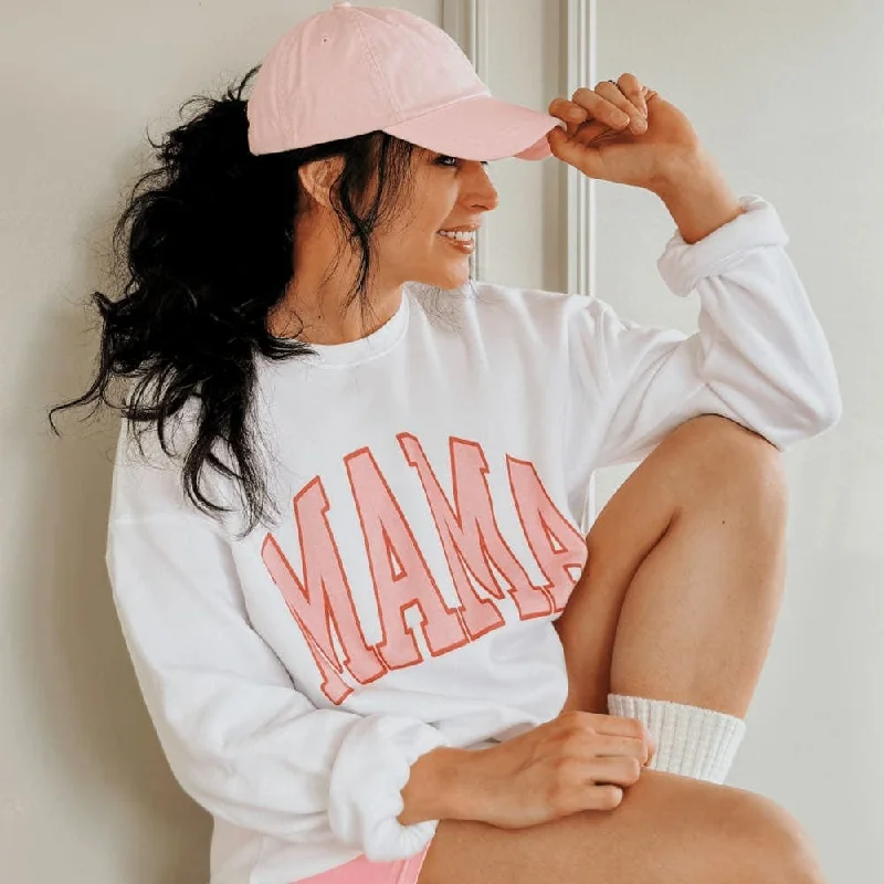 Neutral Mama Sweatshirt - White Hoodies for Streetwear