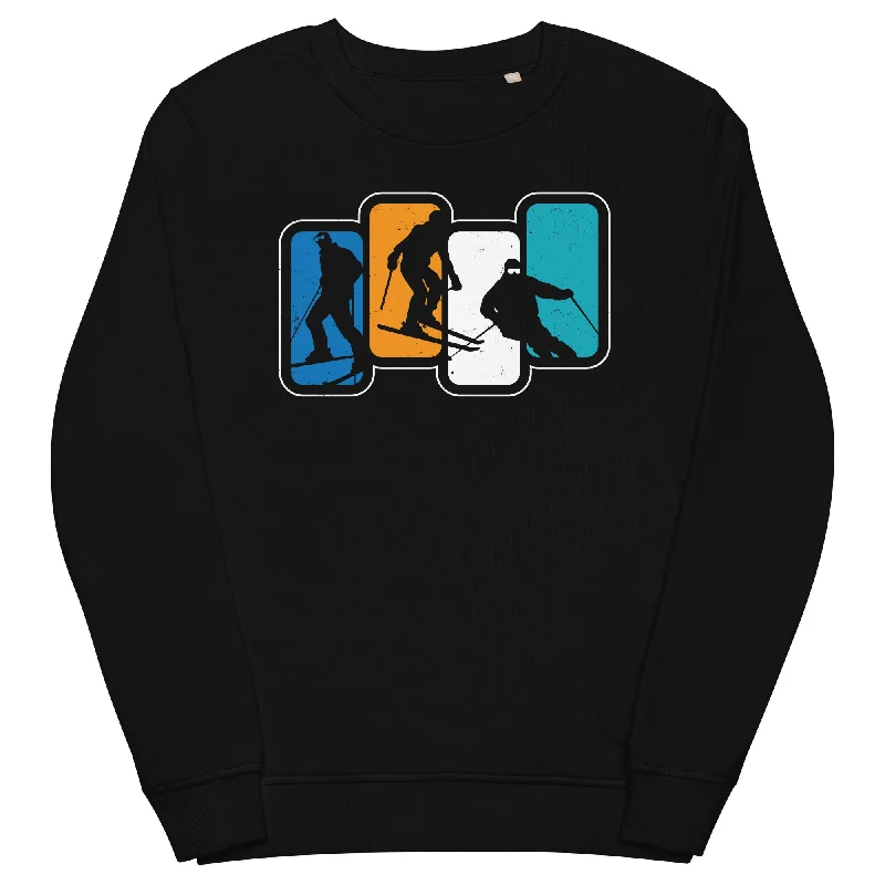 Skier Vintage - (S.K) - Unisex Premium Organic Sweatshirt Soft Hooded Sweatshirt