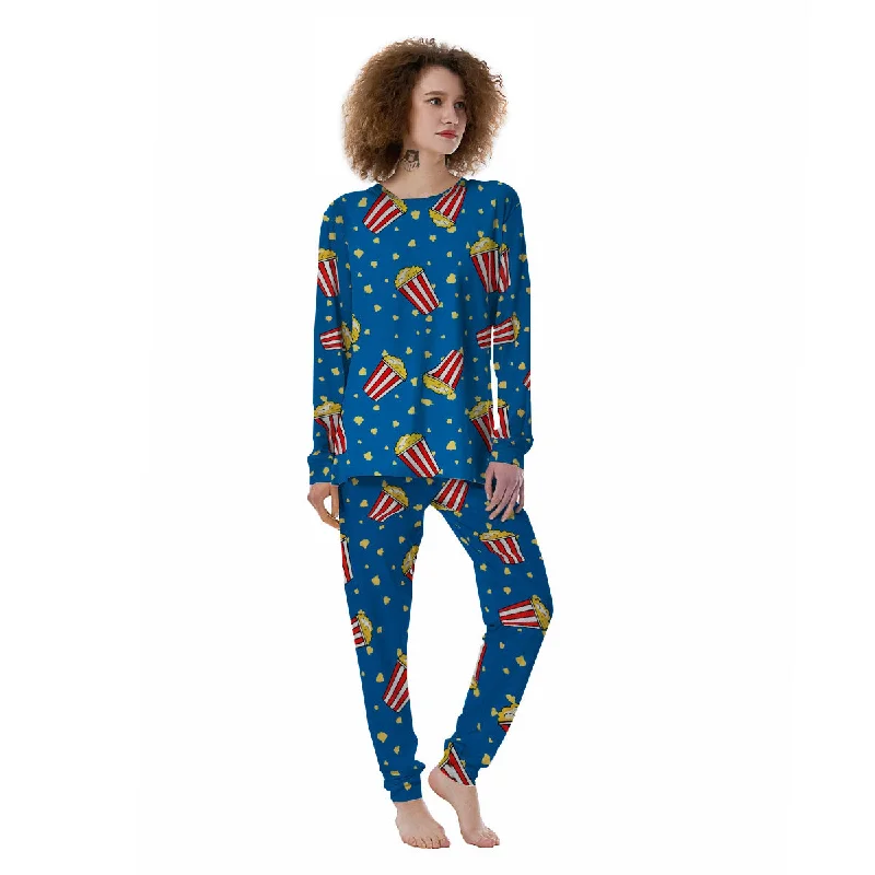 Pattern Popcorn Print Women's Pajamas H&M pajama sets