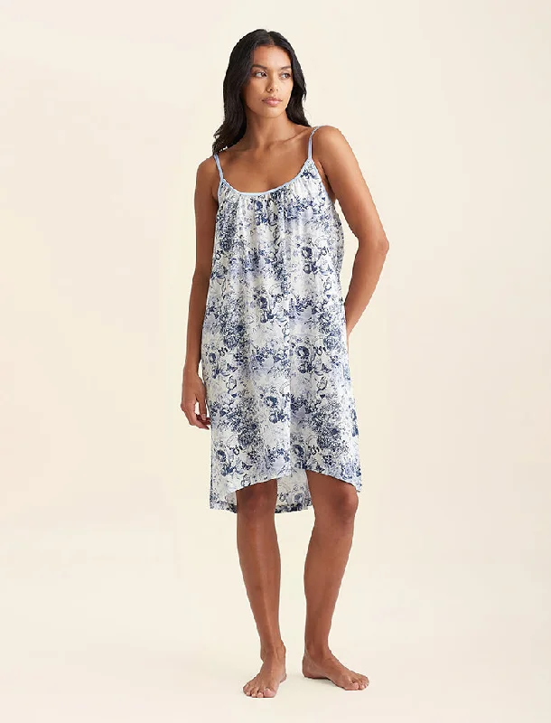 Toile De Jouy Strappy Nightie Luxury pajama sets