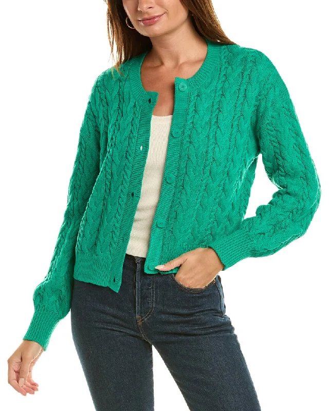 525 America Brooke Cable Cardigan Weekend sweaters