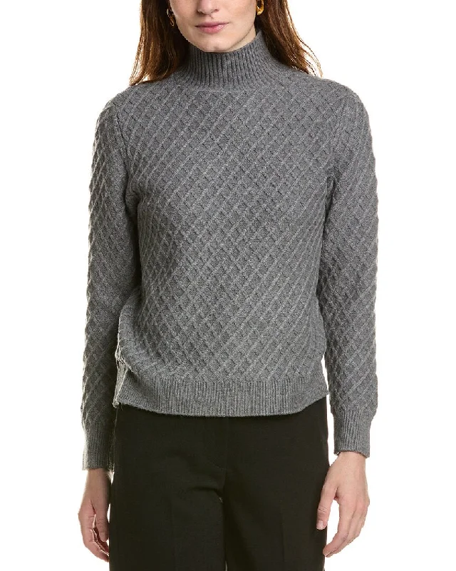 Anne Klein Mock Neck Sweater Breathable sweaters