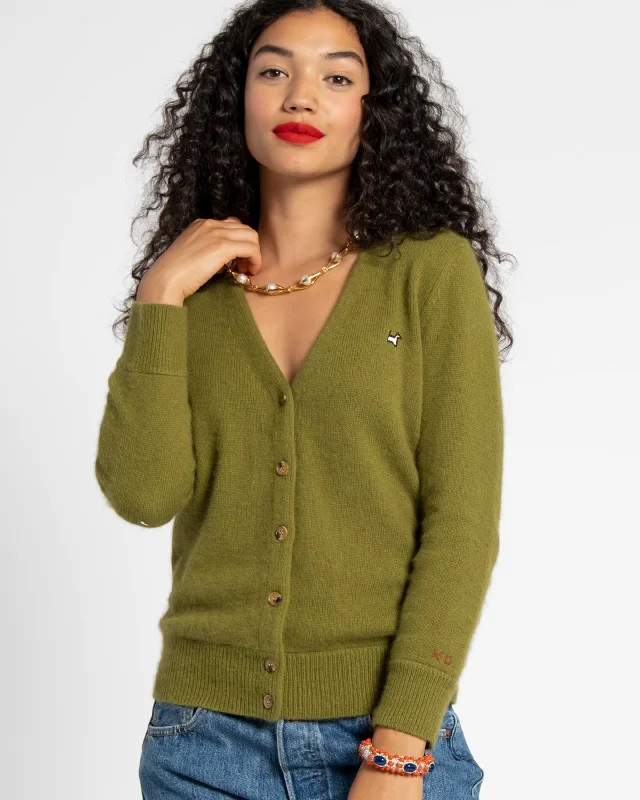 Collegiate Sweater Green Wool sweaters