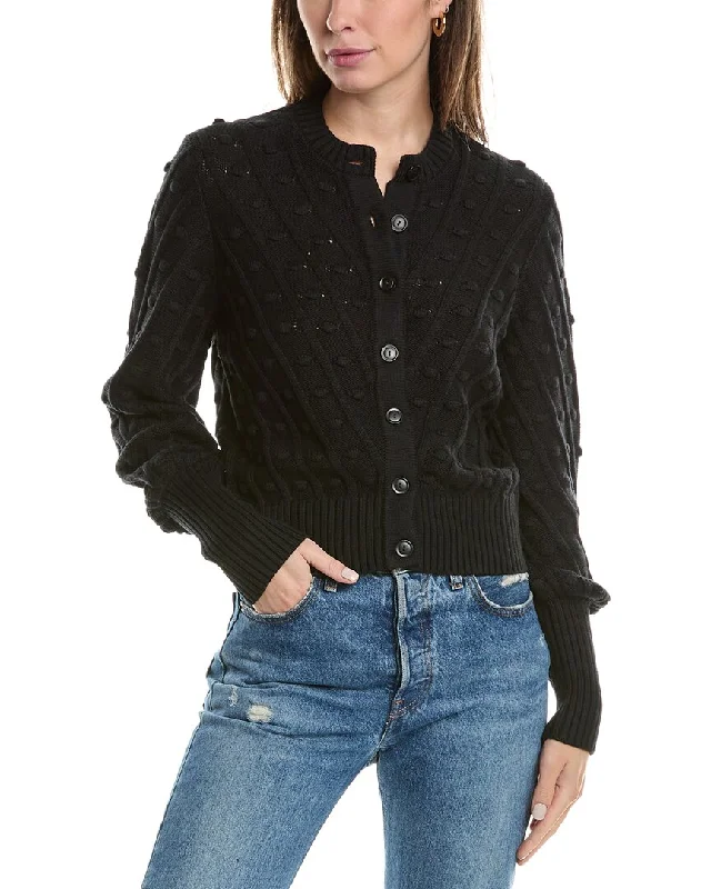 Forte Cashmere Bobble Cardigan Premium sweaters