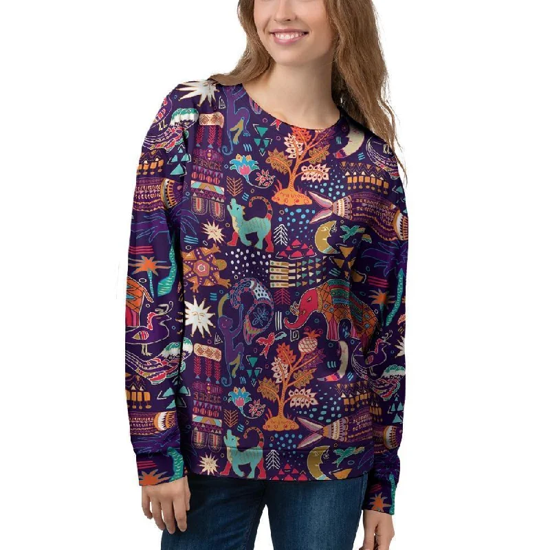 Hippie Aztec Women's Sweatshirt Lightweight sweaters for spring