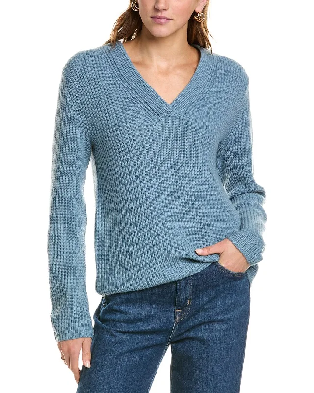 Vince Shaker Rib Wool & Alpaca-Blend Sweater Affordable sweaters