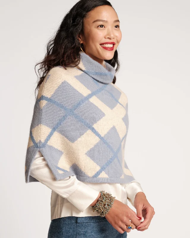 Winnie Shrug Exploded Plaid Thermal sweaters