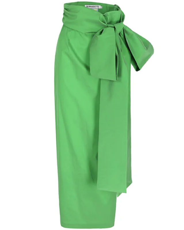 Green Bernard Bow Skirt Club unclassified skirts