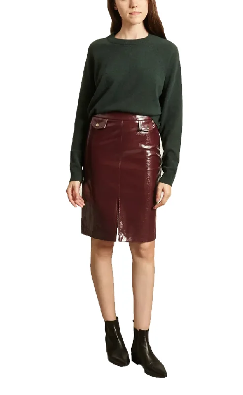 Fanny Skirt - Burgundy Winter unclassified skirts