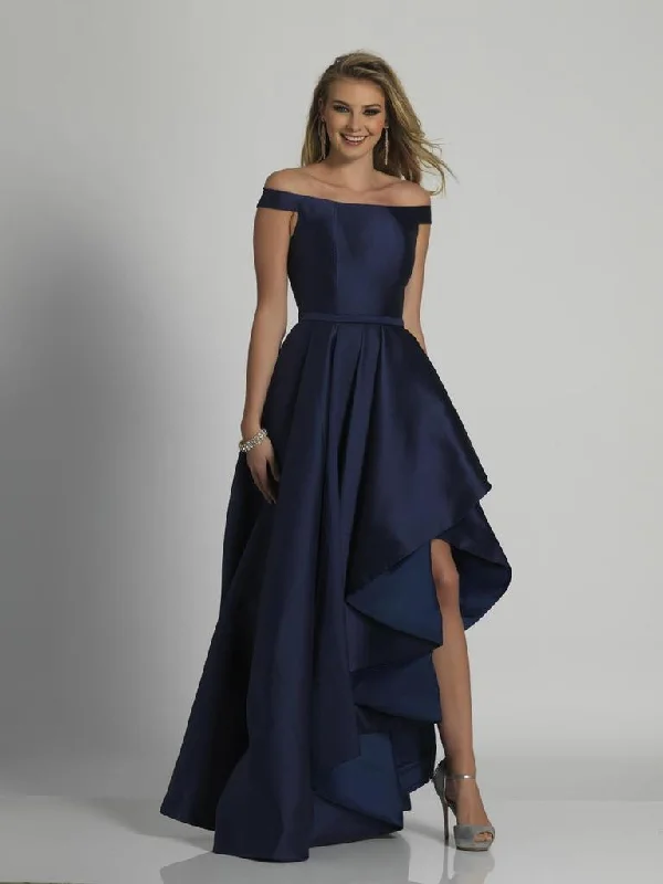 Dave & Johnny - Off-Shoulder High Low Gown A6218 Graduation party dresses