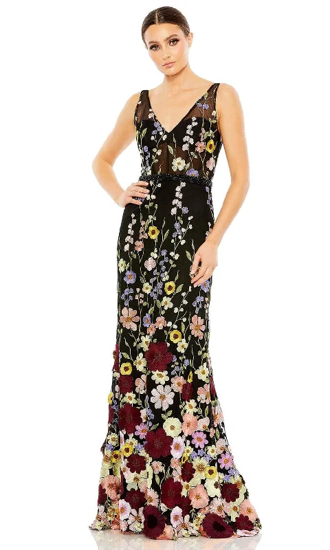 Mac Duggal 68200 - Floral Long Dress Best floral dresses for elegant looks