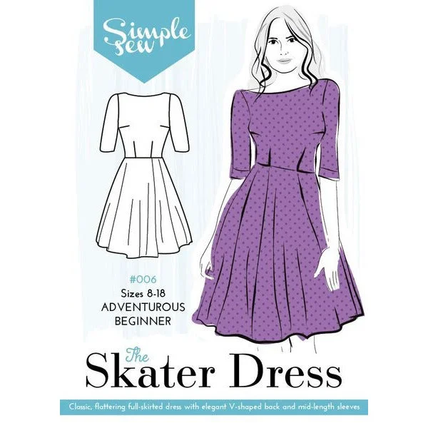 Love Sewing Advent Calendar Simple Sew Skater Dress Pattern Knitted unclassified dresses