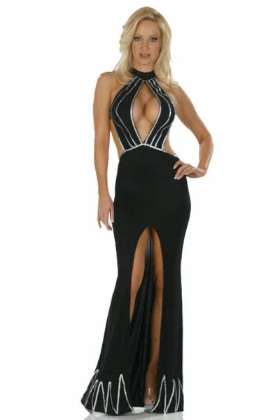 Black Evening dress Metallic unclassified dresses