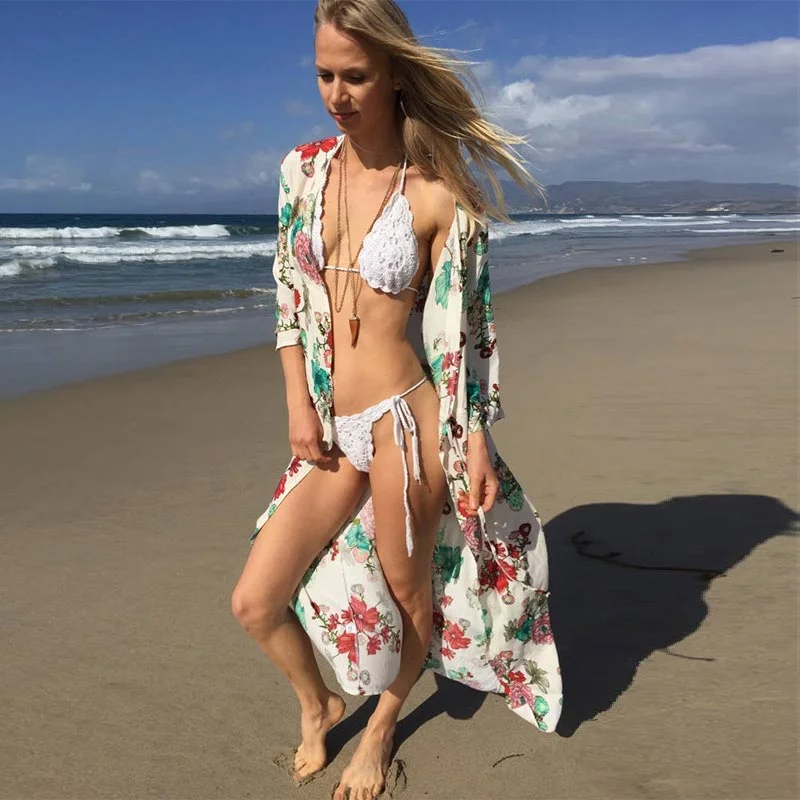 Boho Summer Cover Up Printed Kimono #Kimono #Printed Office unclassified dresses