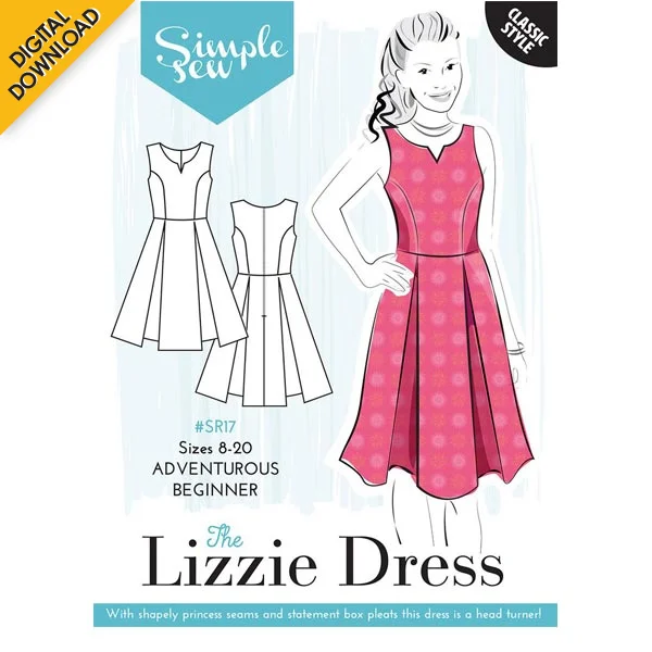 Digital Download | Simple Sew Lizzie Dress Pattern Cotton unclassified dresses