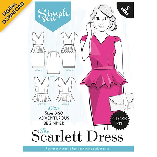 Digital Download | Simple Sew Scarlett Dress Pattern Mesh unclassified dresses