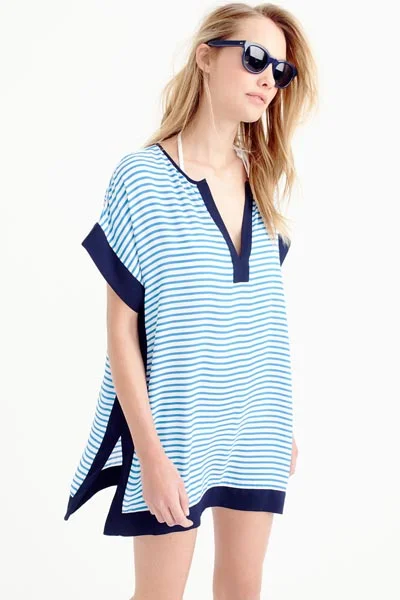 Fashion Striped Beach Dress Comfortable unclassified dresses