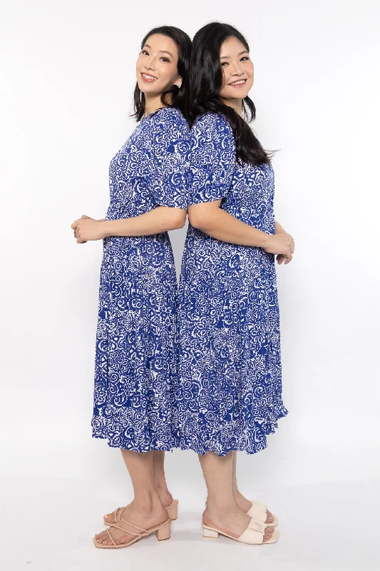 Grace Dress in Blue Baroque Fall unclassified dresses