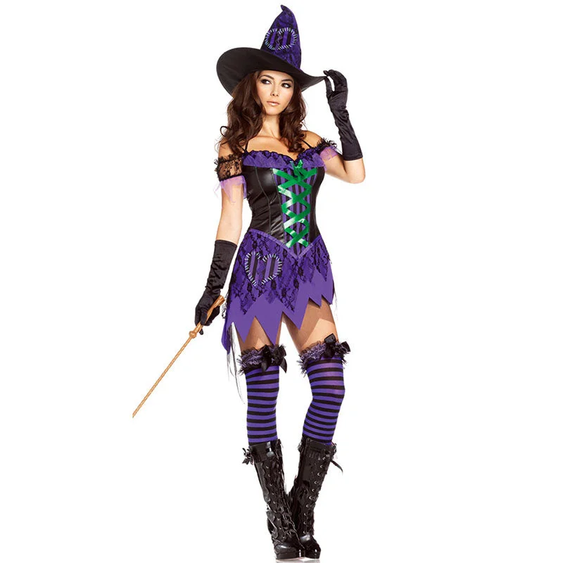 Halloween Witch Dress #Black #Purple #Costumes Beach unclassified dresses