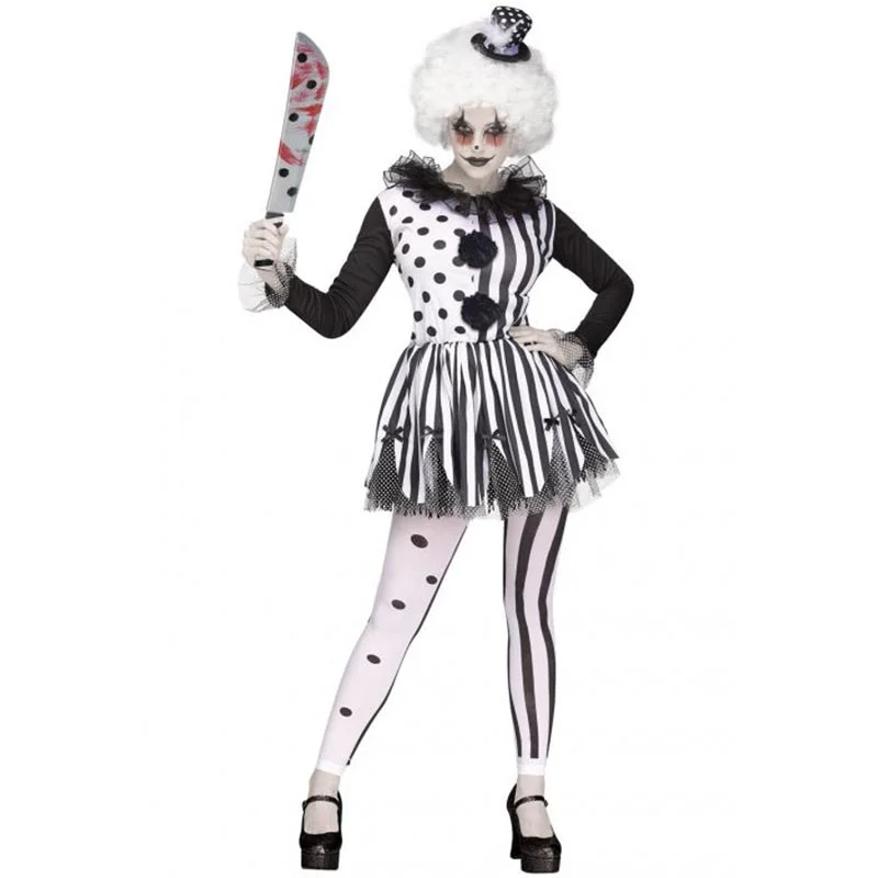 Killer Clown Women's Costume #White #Black #Costume Embroidered unclassified dresses