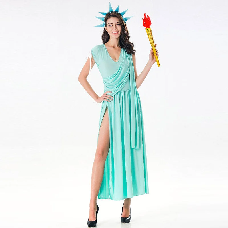 Patriotic Collection Adult Statue Of Liberty Costume #Statue Of Liberty Minimalist unclassified dresses