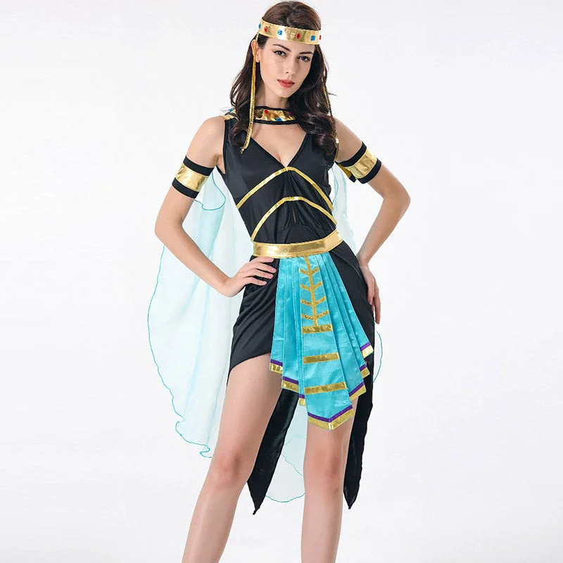 Sexy Egyptian Queen Halloween Costume #Egyptian #Queen Tiered unclassified dresses