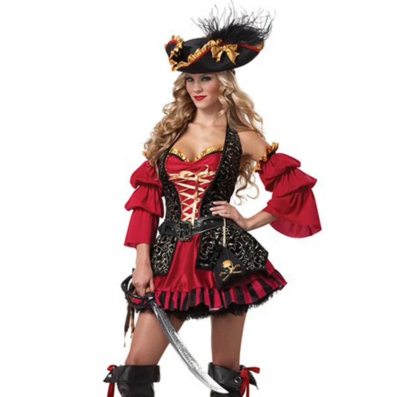 Spanish Pirate Halloween Costume #Red #Pirate Costume Petite unclassified dresses