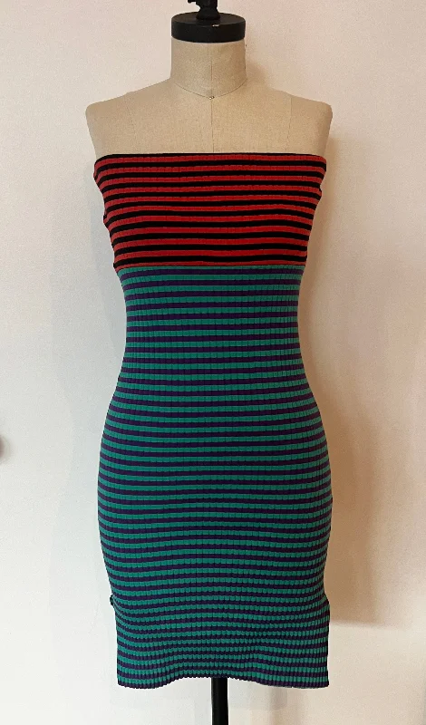 Striped Tube Dress Vintage unclassified dresses