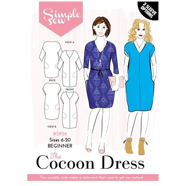 Simple Sew Cocoon Dress Pattern Vacation unclassified dresses