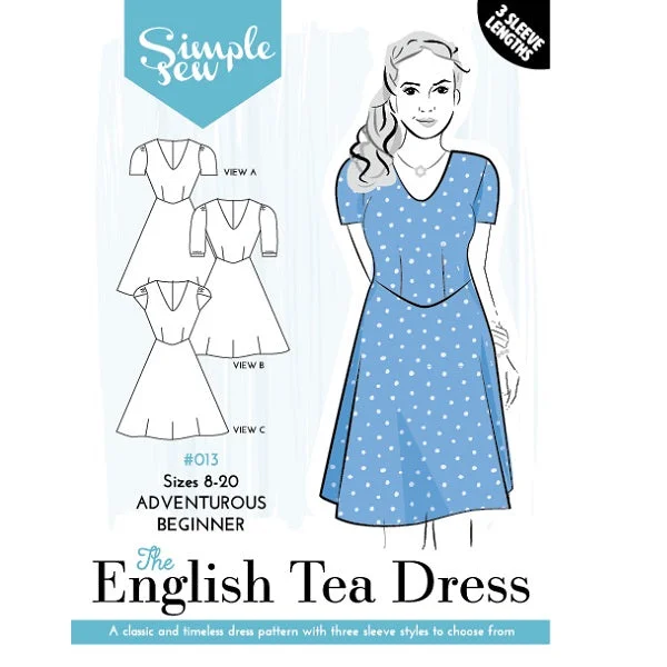 Simple Sew English Tea Dress Pattern Office unclassified dresses