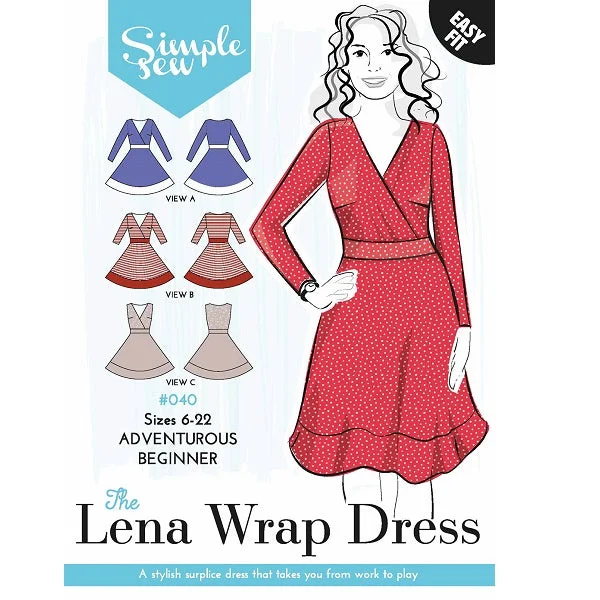 Simple Sew Lena Wrap Dress Pattern Chic unclassified dresses