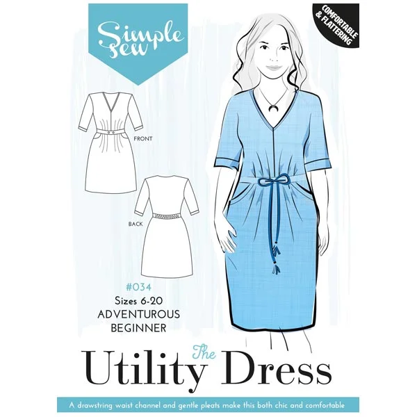 Simple Sew Utility Dress Pattern Travel unclassified dresses