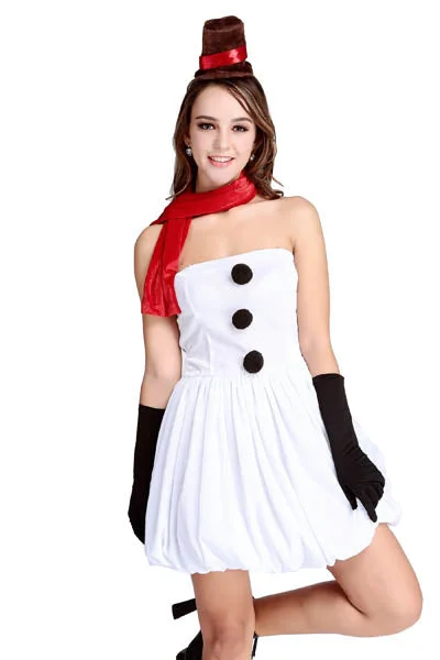 White Strapless Bubble Dress Budget-friendly unclassified dresses