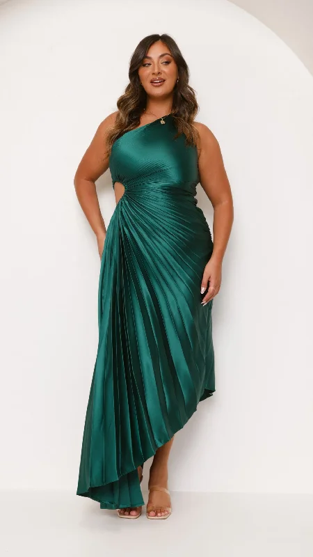 Olivia Maxi Dress - Forest Green Elegant Maxi Skirt